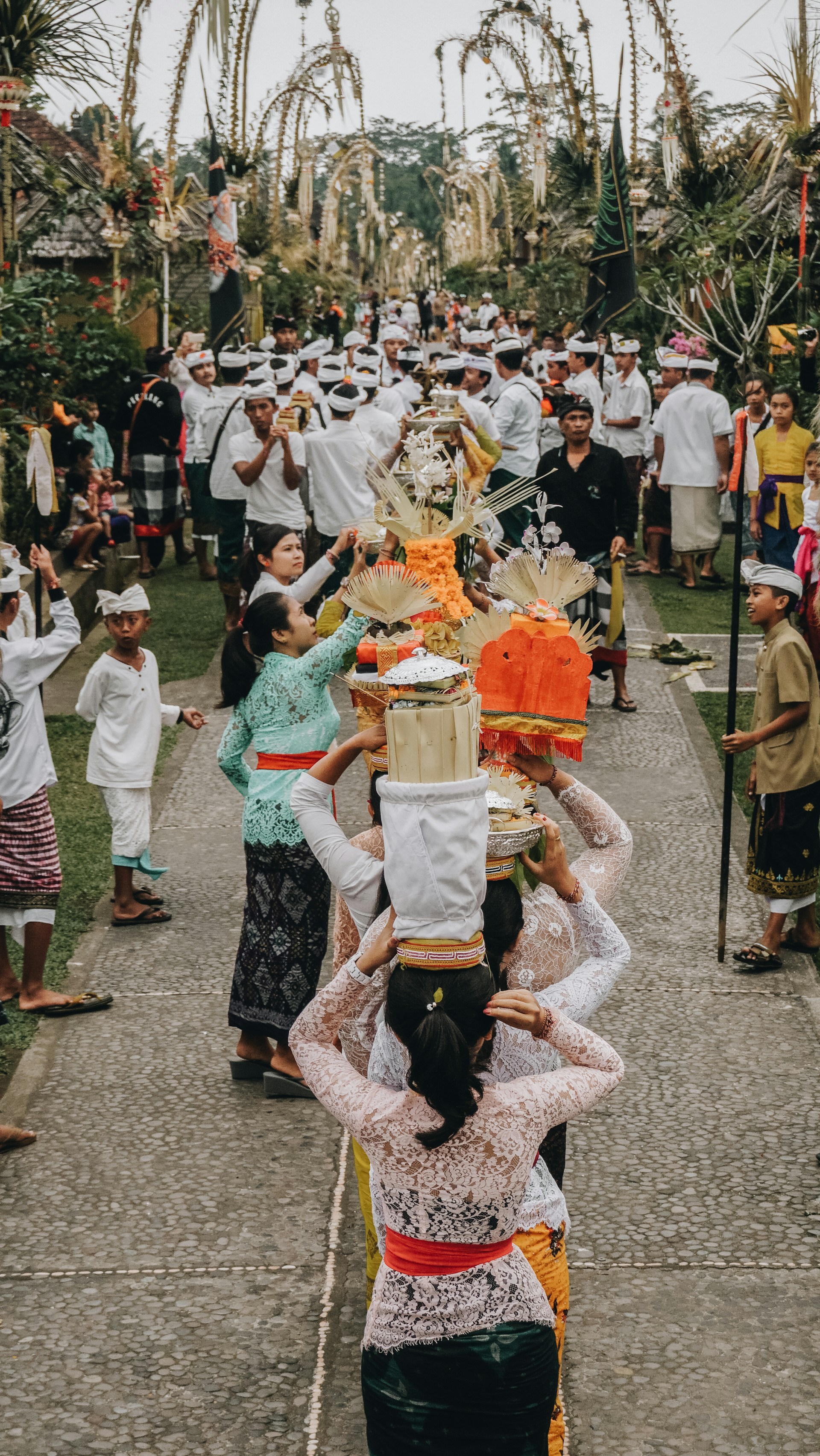 group of people parade on street