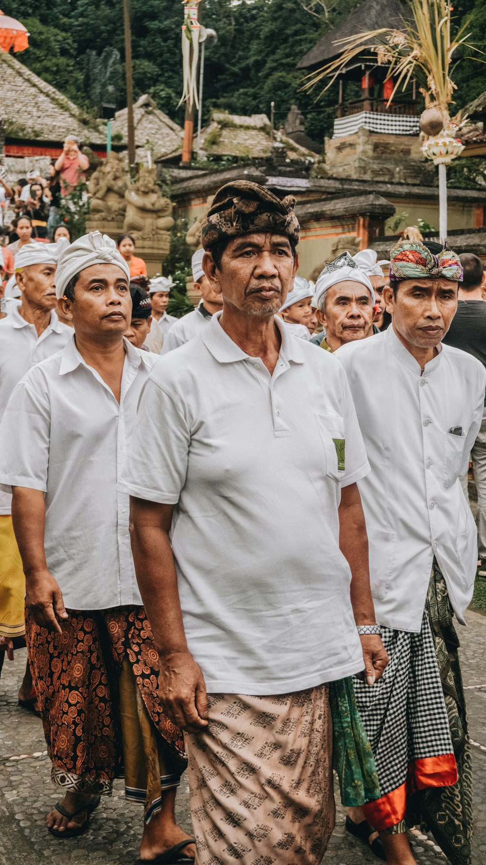 men standing during day