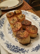 An assortment of potato dishes beautifully plated.