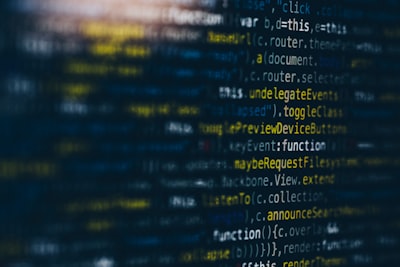 computer coding screengrab