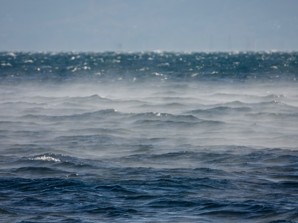 splashing ocean waves