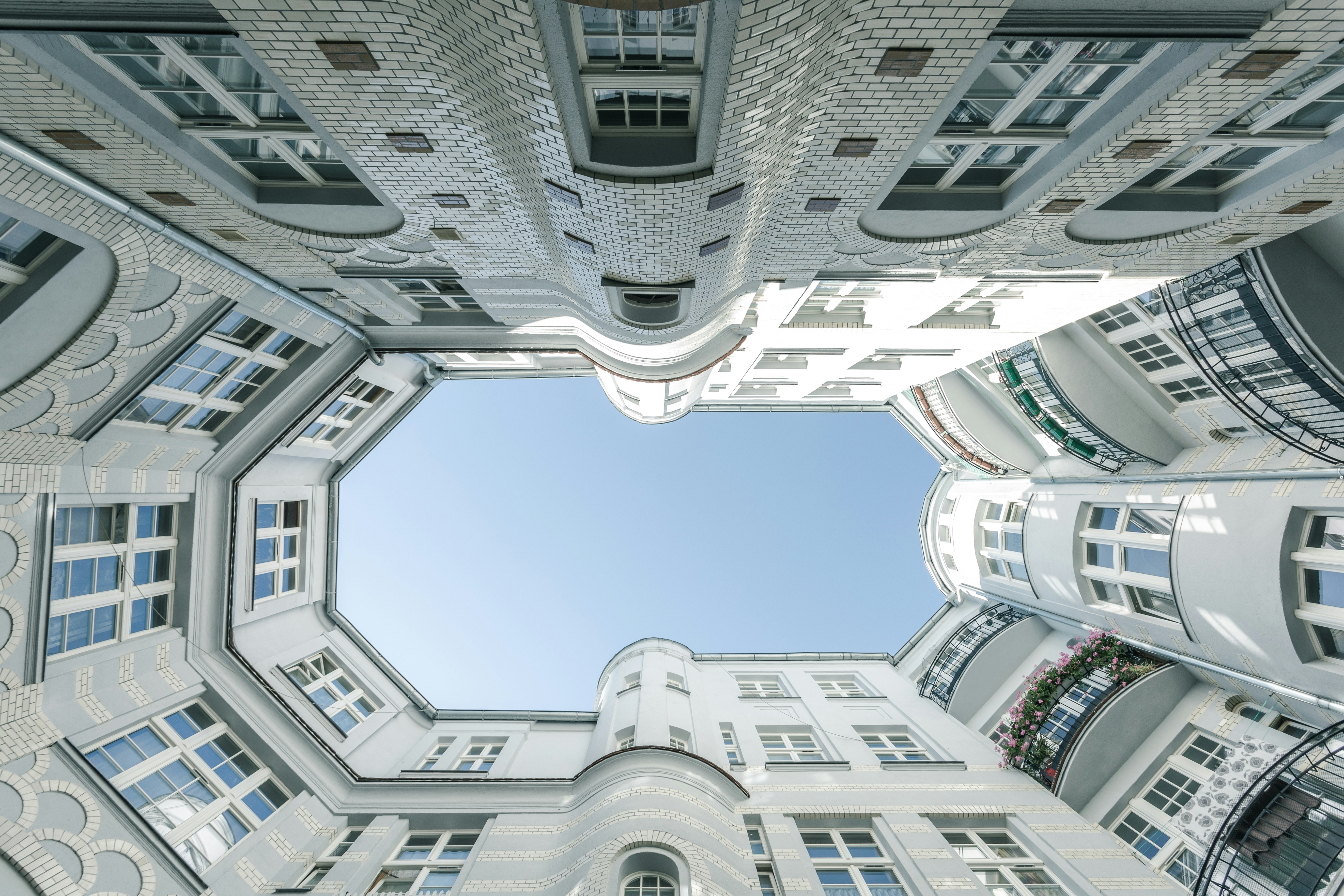 white high-rise building