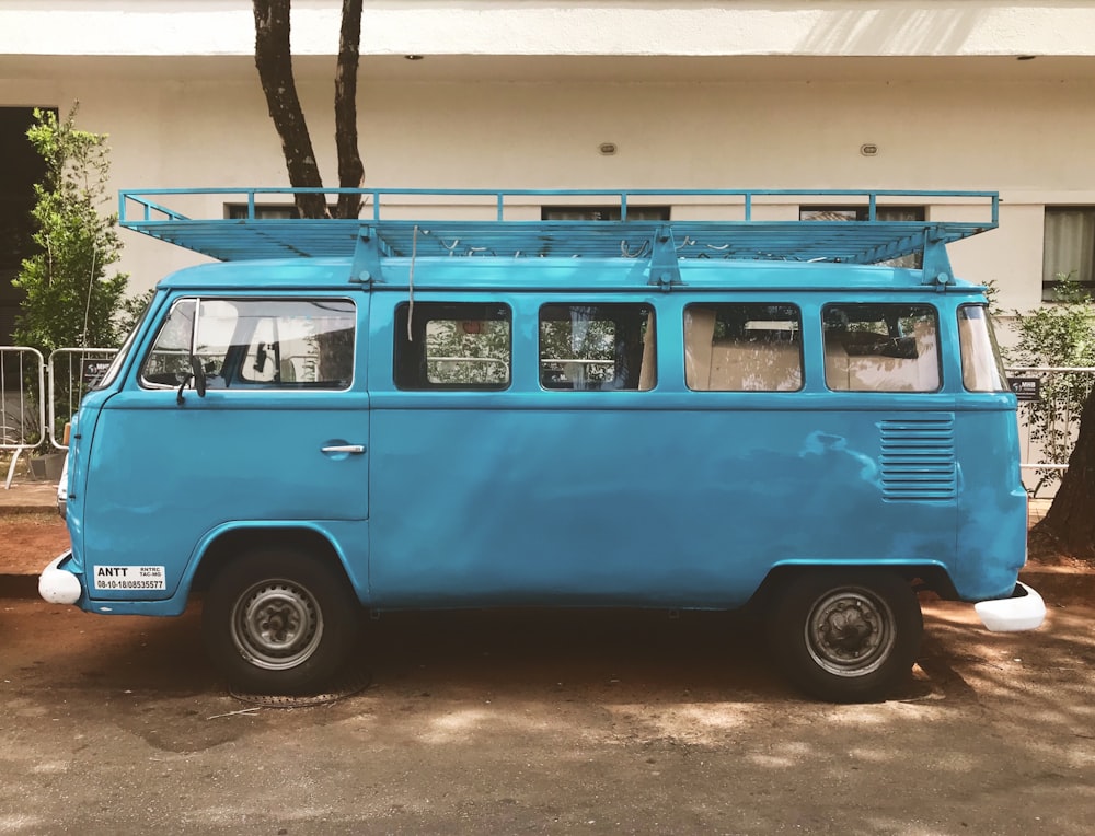 teal Volkswagen Samba