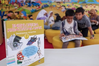 A vibrant image showcasing kids engaging in STEM activities.