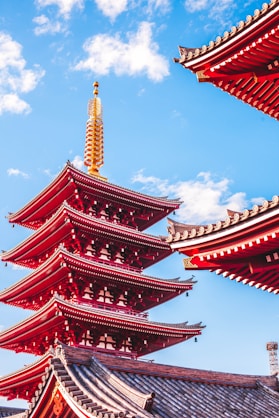 red pagoda temple