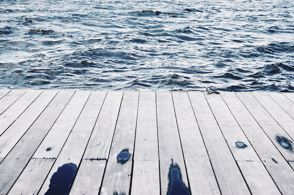 beach dock during daytime