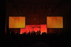 black and red abstract painting