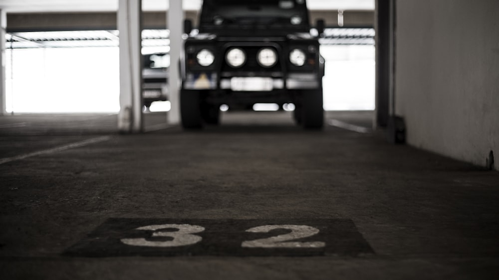 selective focus photography of black SUV