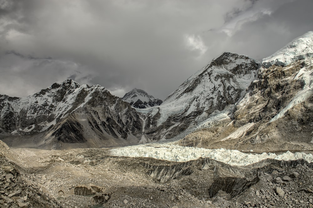 snow-capped mountain