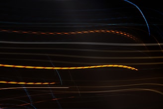 a blurry image of lines in the dark