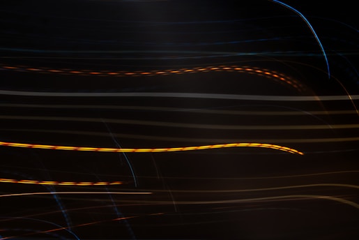 a blurry image of lines in the dark