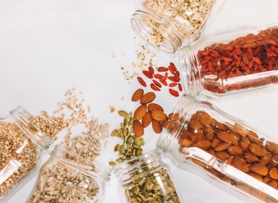 variety of assorted-color beans