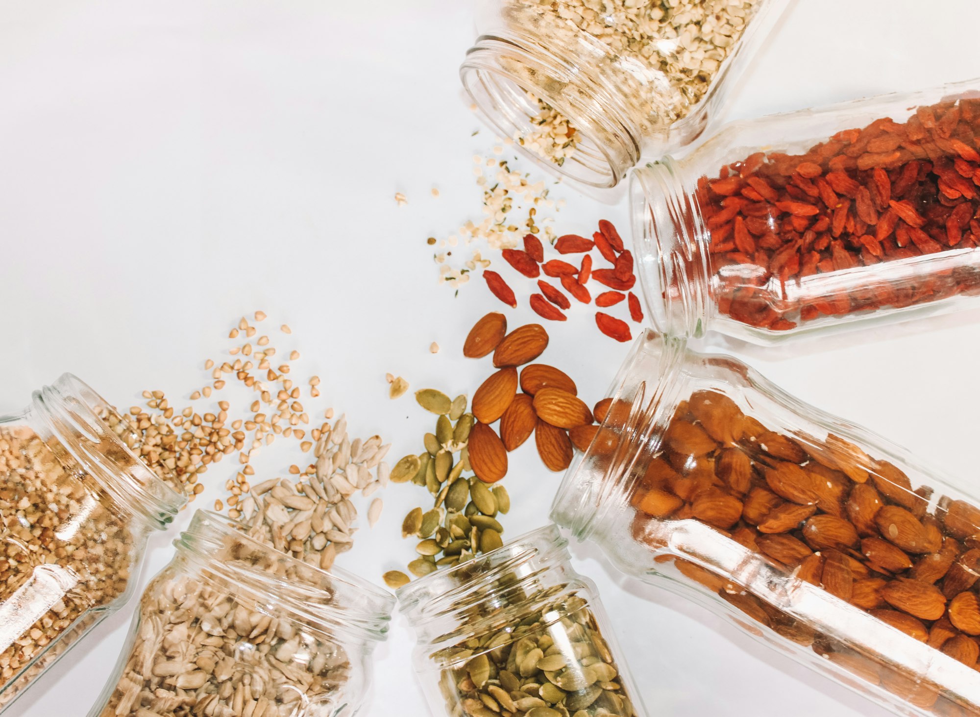 I shot this after a huge clear out of my pantry. Is there anything more satisfying? I cleaned a whole heap of jars and popped all my pantry staples in them. I was writing a blog post on said “pantry staples” and this was created.