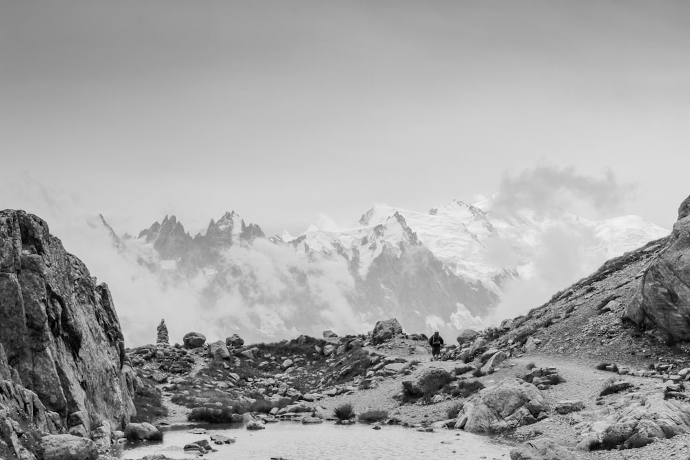 Capo di montagna dalla neve