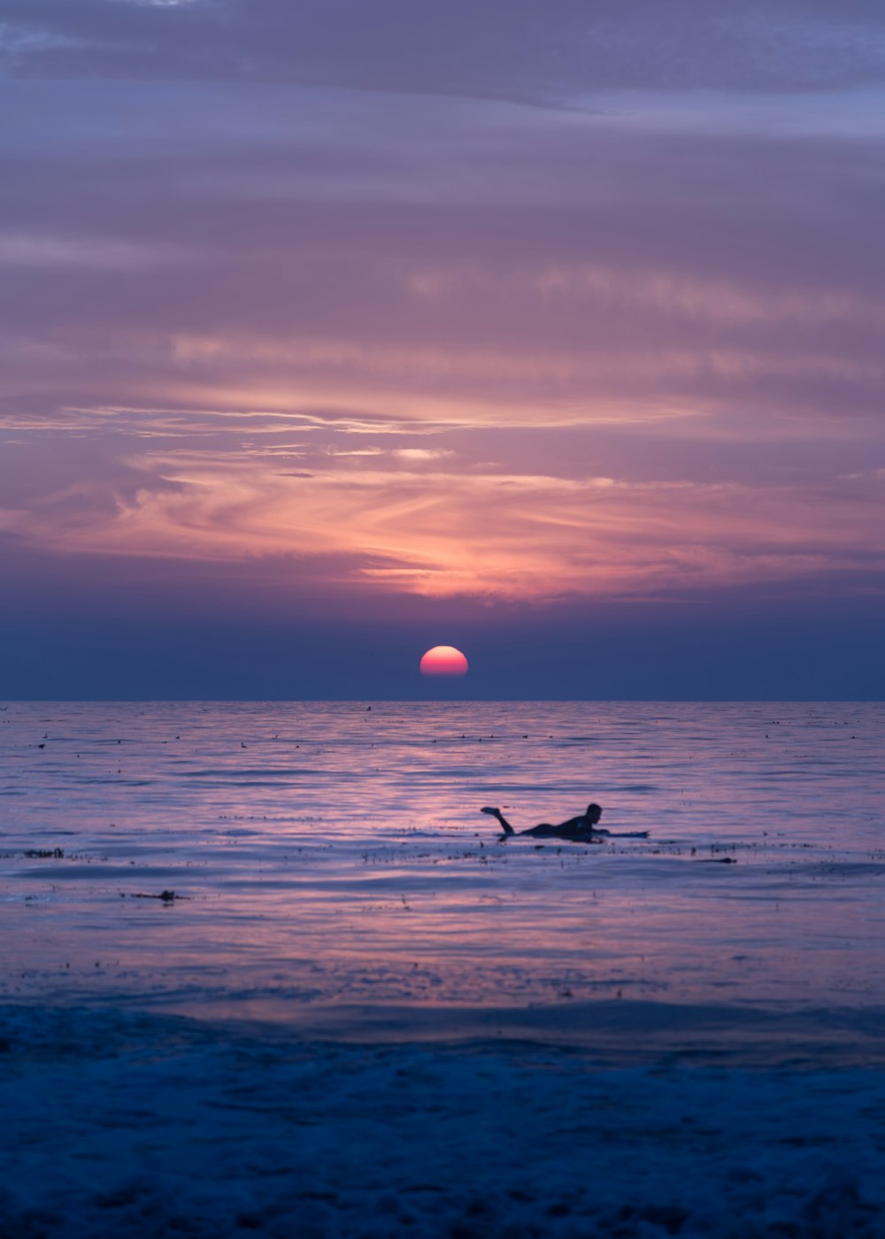 man on body of water