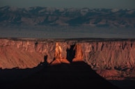 Stunning rock formations unique to the Arizona high desert during twilight.