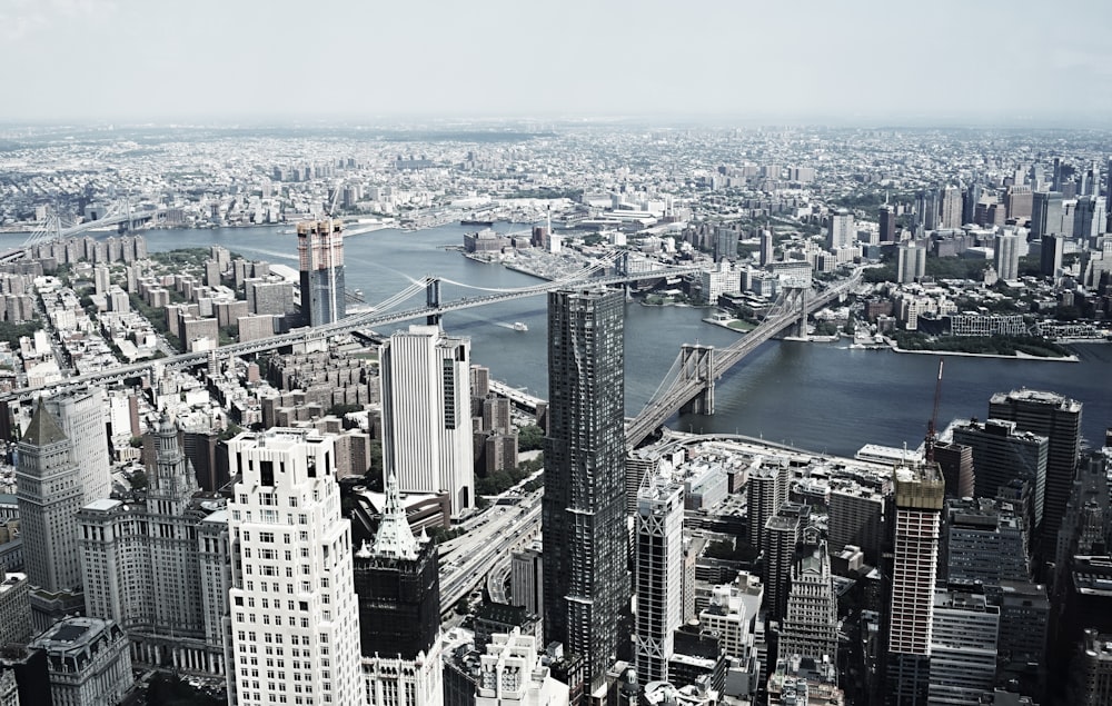 aerial photo of New York City during daytime