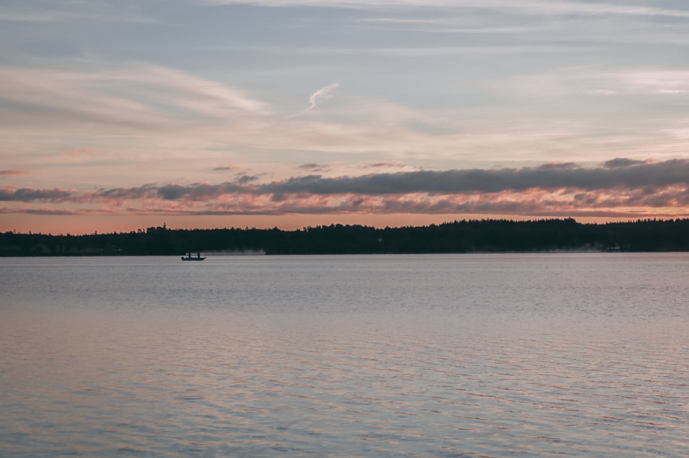 landscape photography of body of water