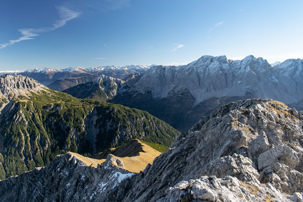 gray rocky mountain in landscape photography