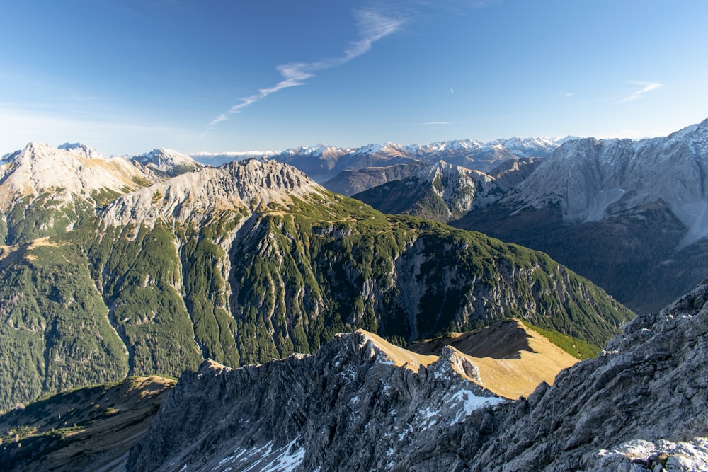 ice-capped mountain at daytime