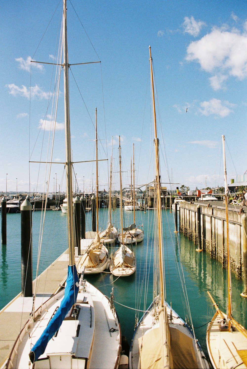 boat near dock during daytime