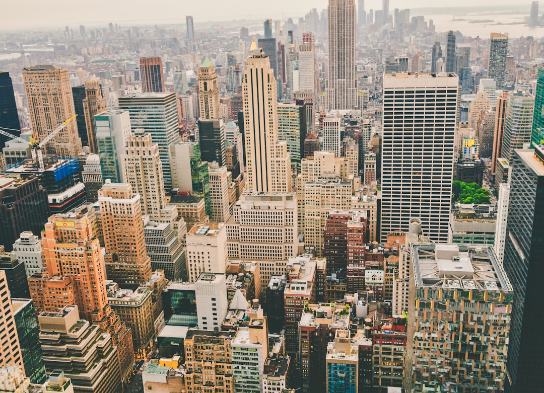 bird's eye photography of high rise buildings