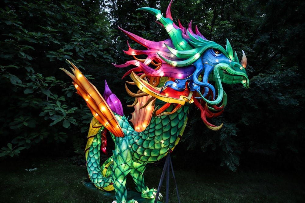 inflatable dragon