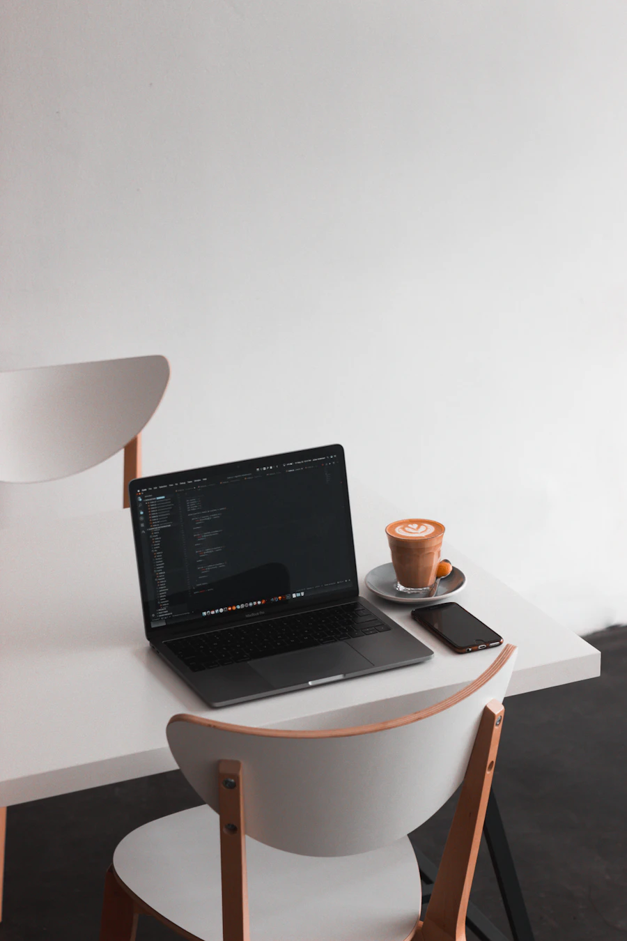 Designer working on a laptop