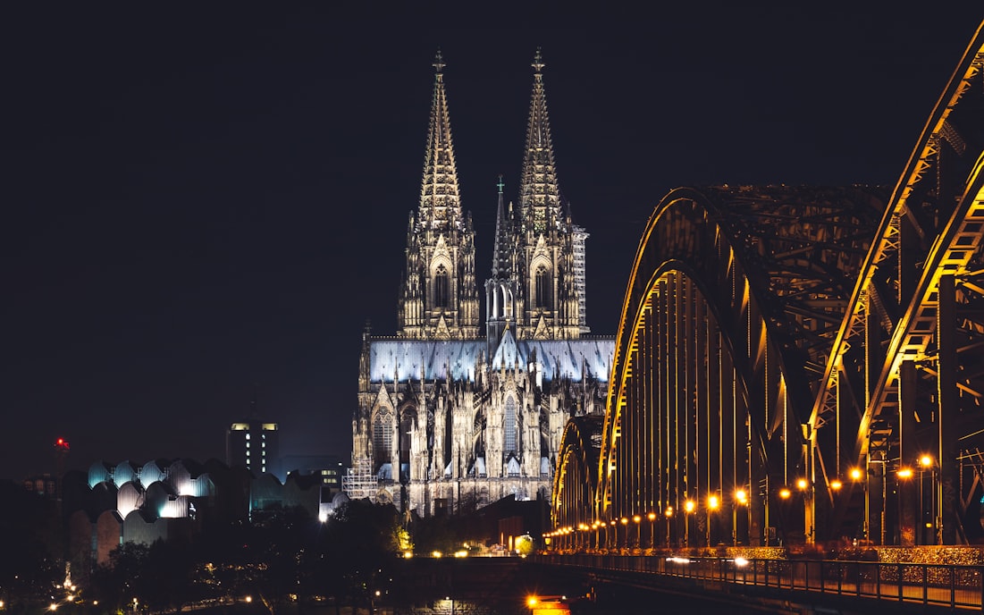 Cologne in the night