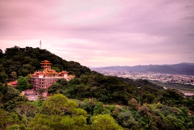 Bi-Long Temple - Desde Viewpoint, Taiwan
