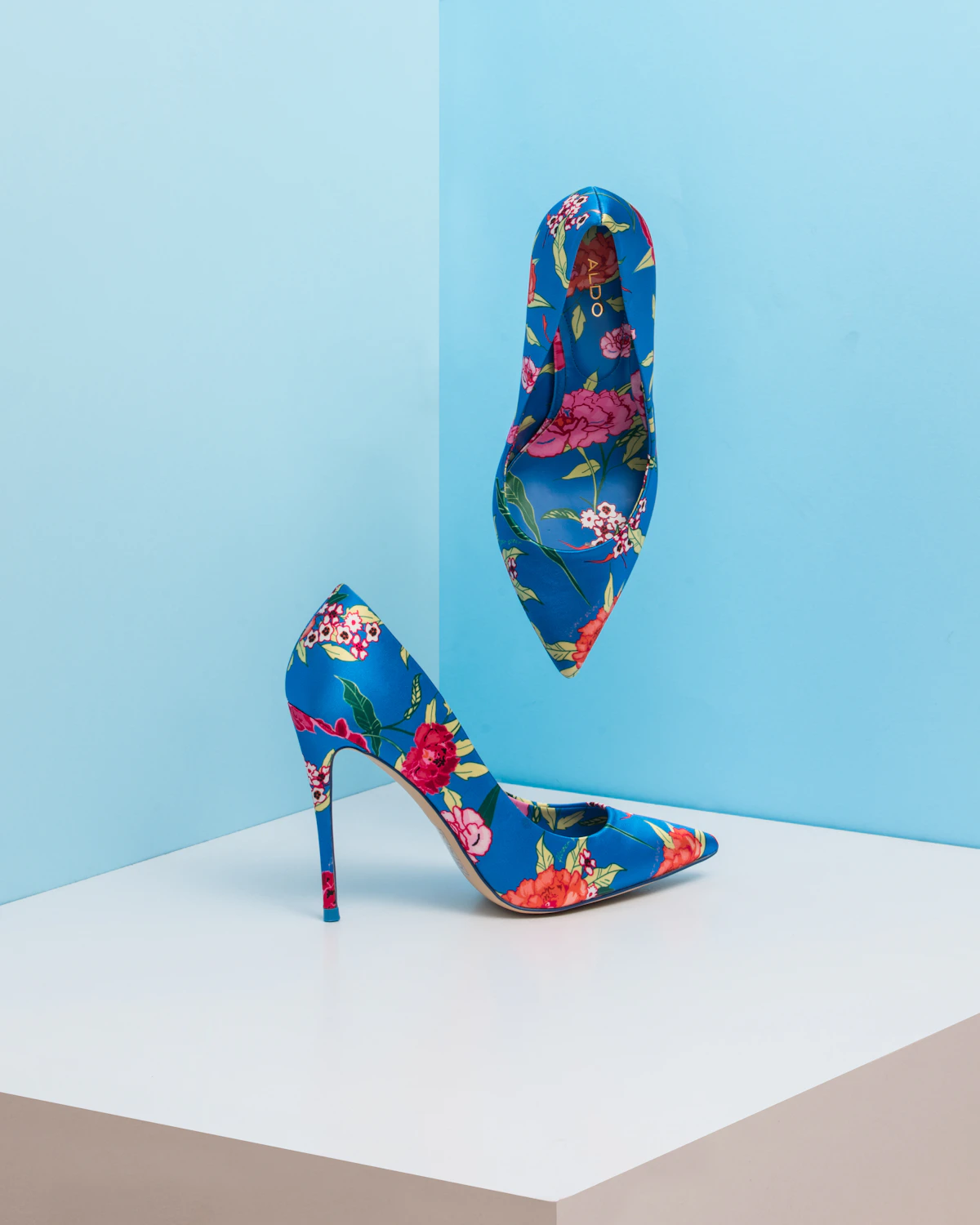 Floral Stiletto Heels