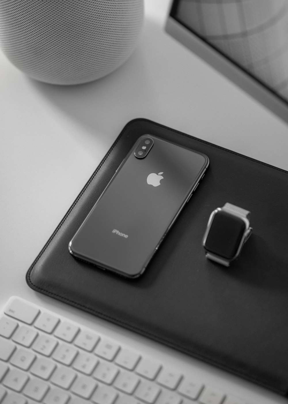 space gray iPhone X