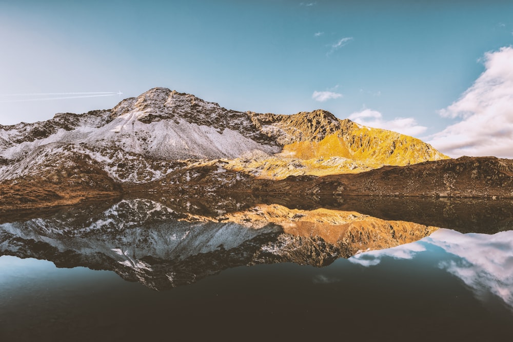 panorama photography of moutain