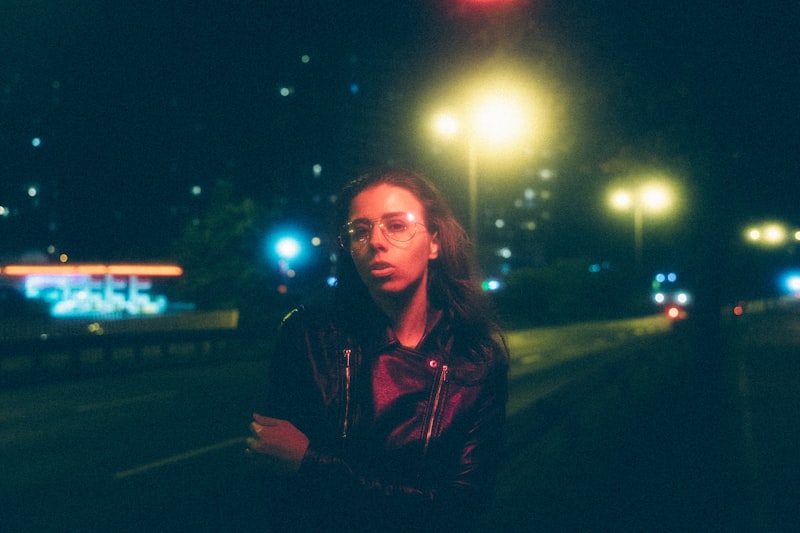 Leather jacket detail