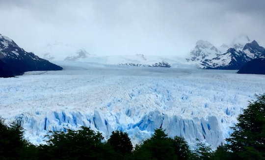 snowfiled view in Perito Moreno Glacier Argentina
