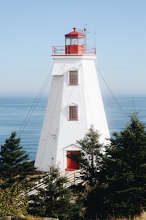 white lighthouse