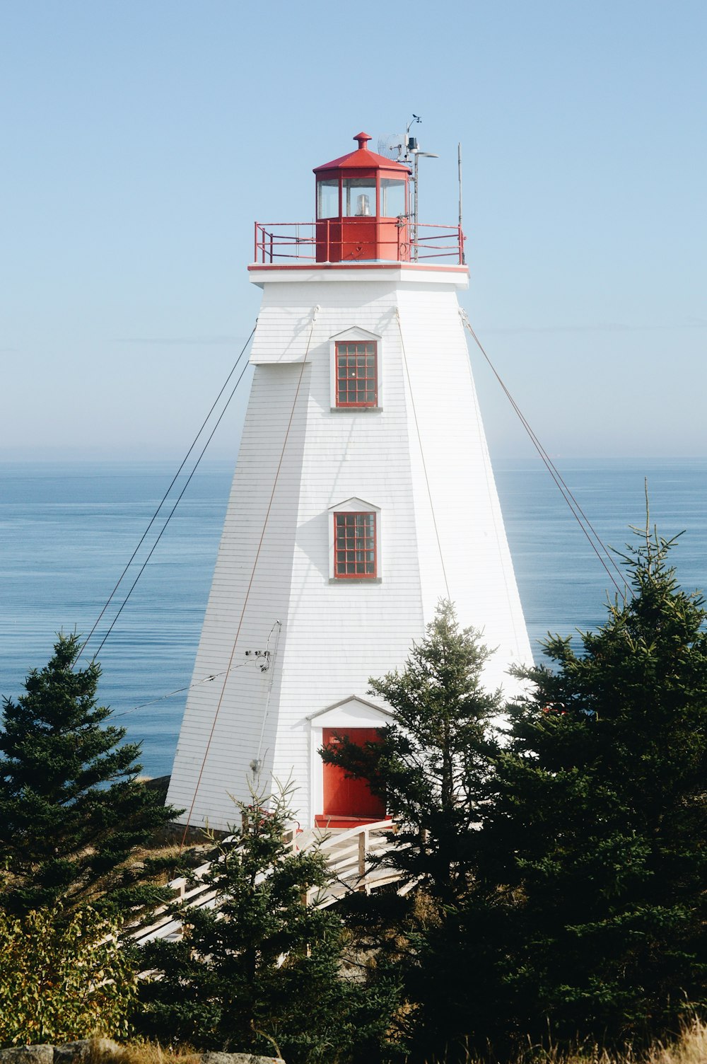 white lighthouse