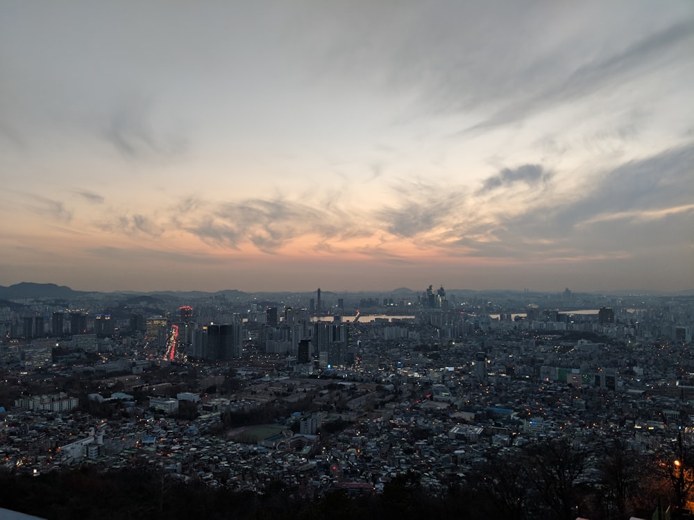 aerial view of city during daytime