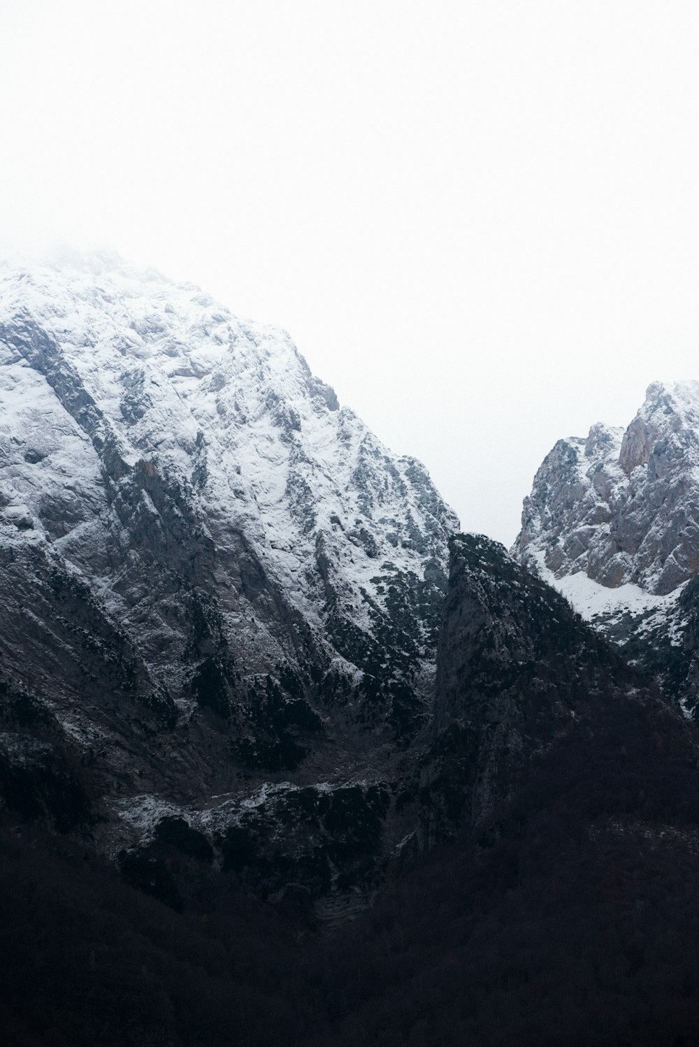 snow covered mountain