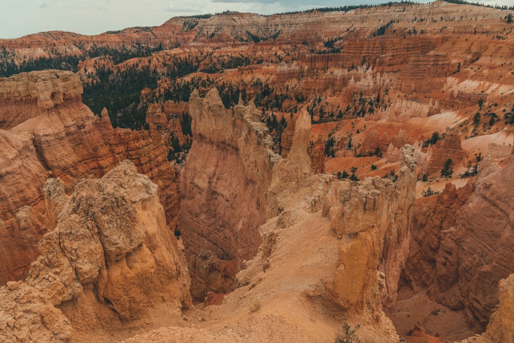 rock formation during daytime