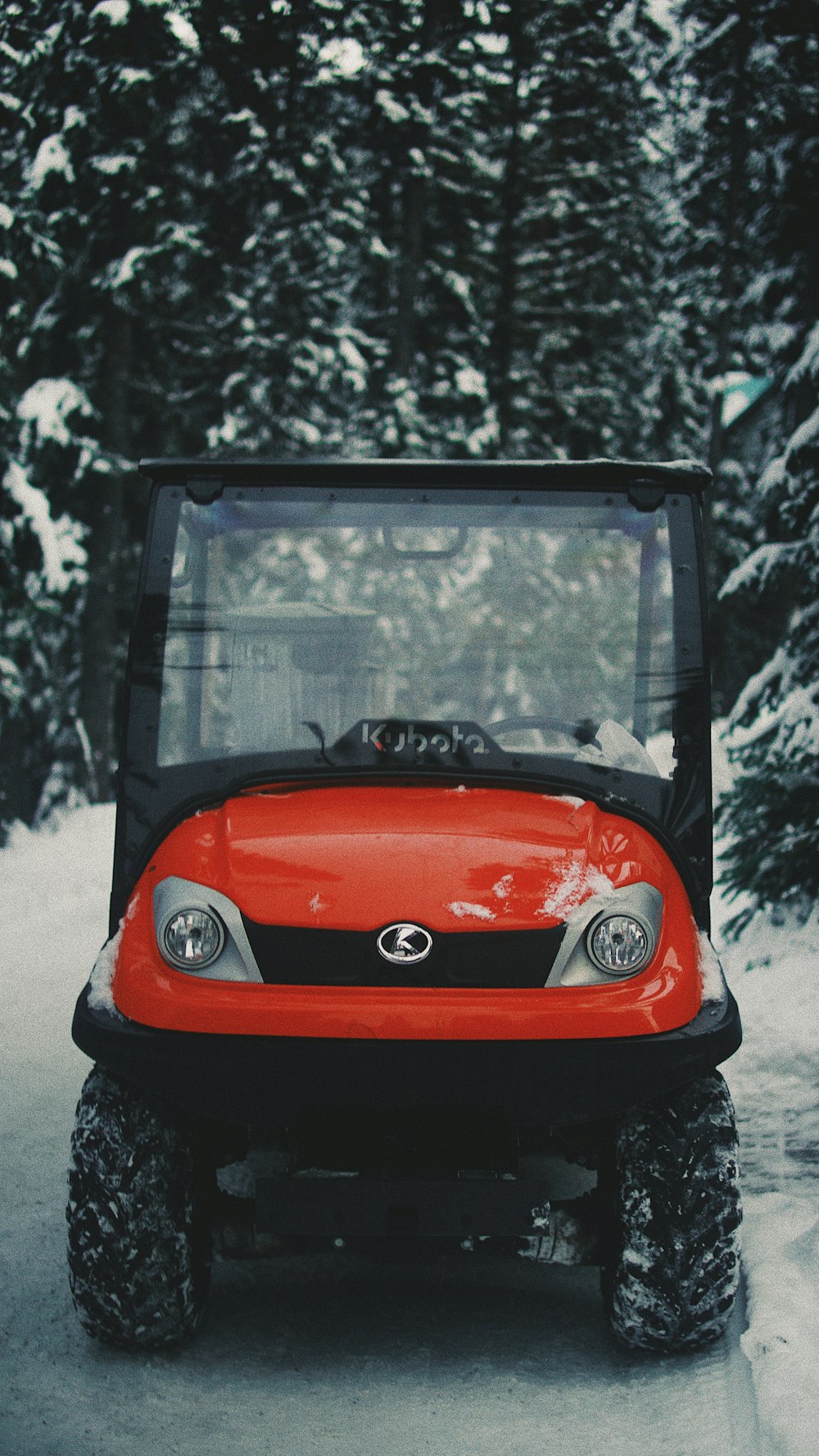 red and black UTV