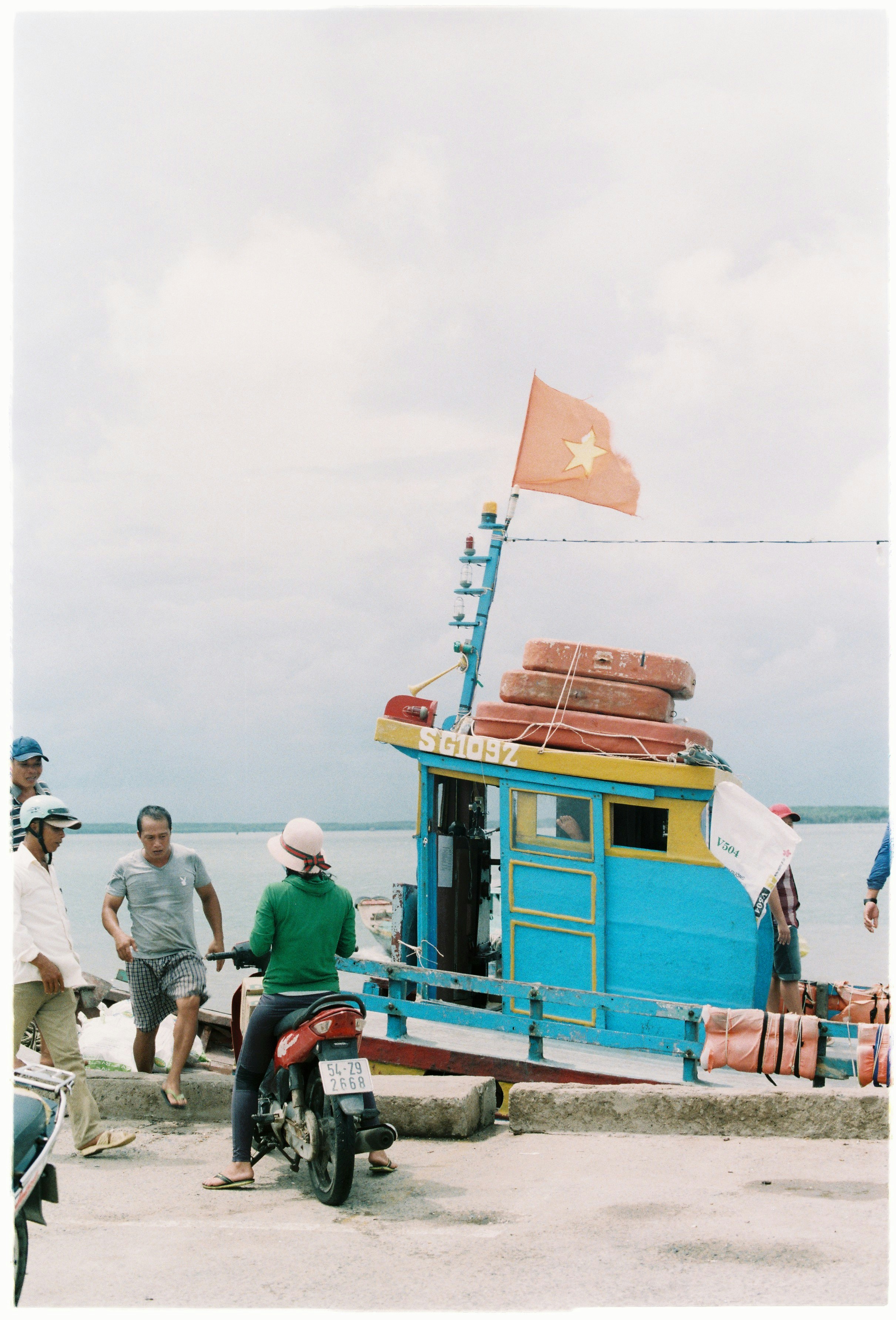 man riding motorcycle