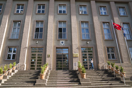 Front view of the Consulate General of Bangladesh in Sydney, showcasing the official building with a welcoming entrance.