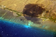 Interactive map snapshot showing sea-level rise projections along a vulnerable coastline.