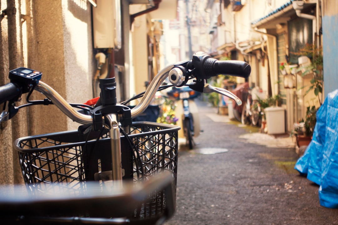 black and gray bicycle in shallow photo