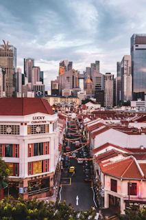 vehicles parked beside building