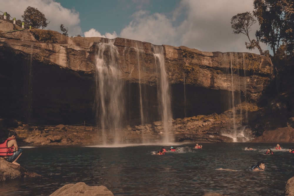 Vista de cascadas