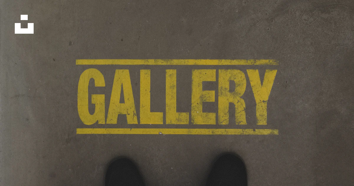 Collection Infront Sign Person standing infront of Gallery sign photo – Free Gallery Image on ...