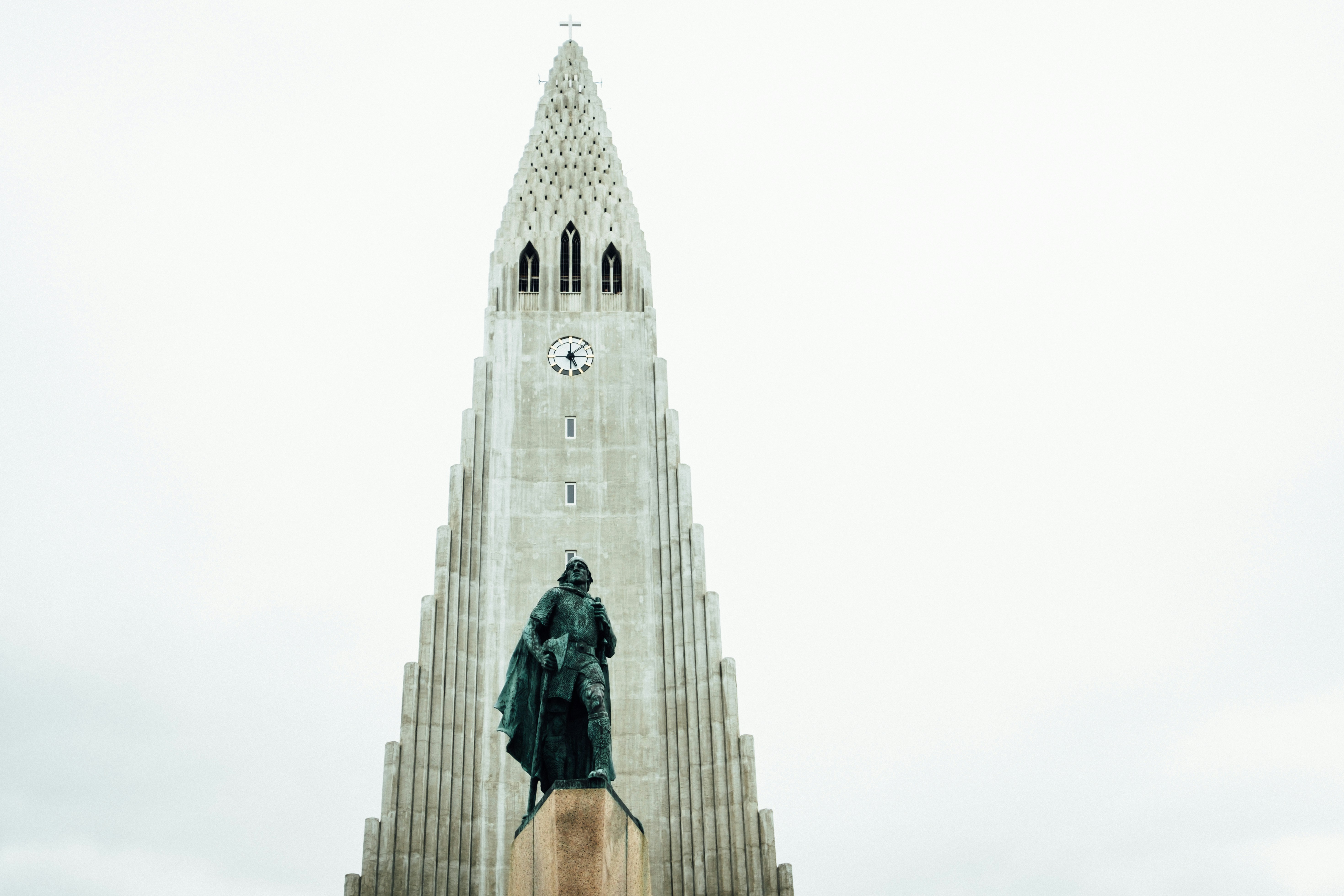 Hallgrimur Church, Iceland, Hallgrímskirkja is a Lutheran parish church in Reykjavík, Iceland. At 74.5 metres high, it is the largest church in Iceland and among the tallest structures in the country.