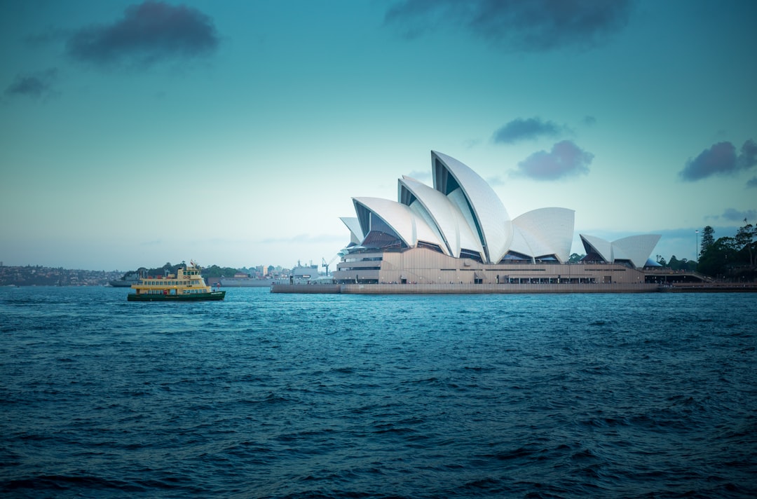 boat near Opera House, Sydney Australia